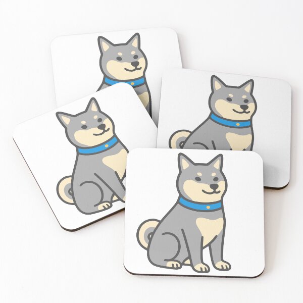 Item preview, Kawaii Grey Shiba Inu Dog designed and sold by リクイペル.