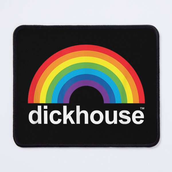 Item preview, Dickhouse Rainbow Retro Logo Funny Jackass Movie Parody Nostalgia Graphic Tee designed and sold by LittleNhutton.