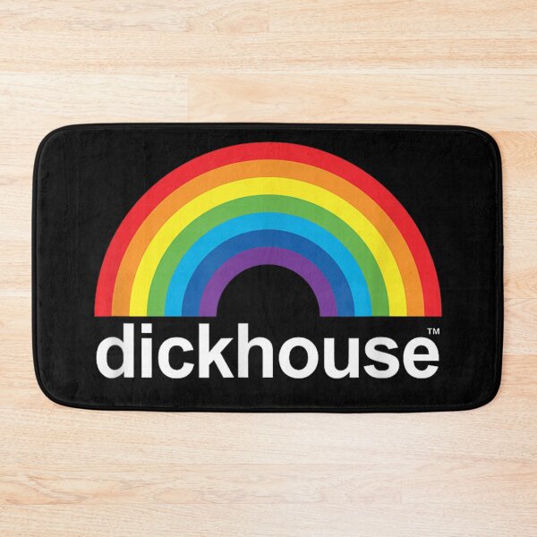Item preview, Dickhouse Rainbow Retro Logo Funny Jackass Movie Parody Nostalgia Graphic Tee designed and sold by LittleNhutton.