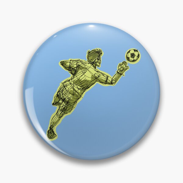 Item preview, Block Soccer Ball with blue background  designed and sold by missmann.