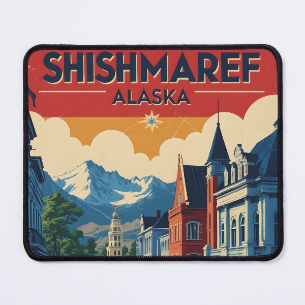 Item preview, Shishmaref Alaska 1950s USA Vintage Travel Tourism designed and sold by TravelersGems.