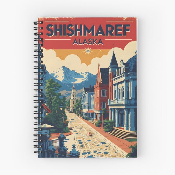 Item preview, Shishmaref Alaska 1950s USA Vintage Travel Tourism designed and sold by TravelersGems.