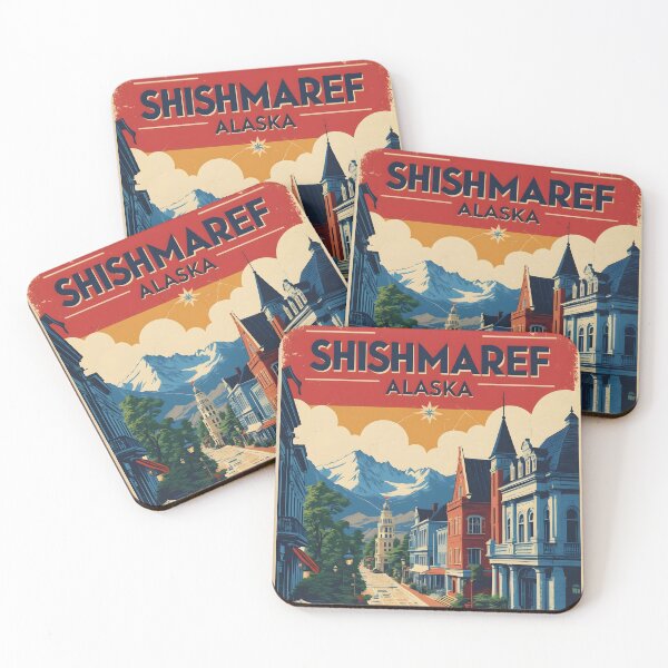 Item preview, Shishmaref Alaska 1950s USA Vintage Travel Tourism designed and sold by TravelersGems.