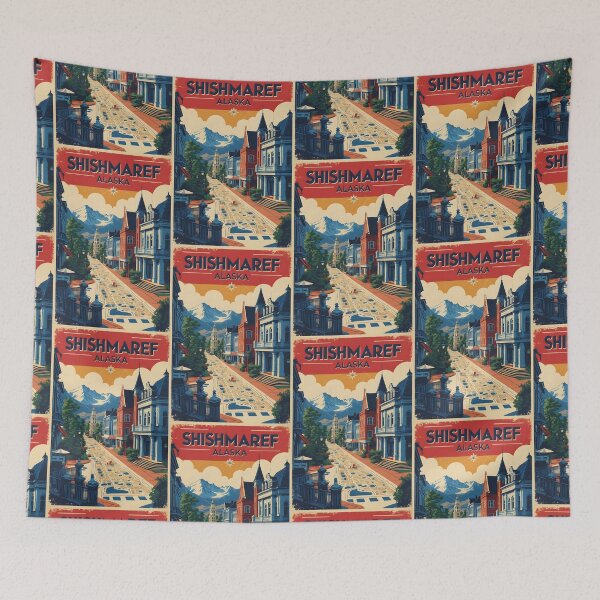 Item preview, Shishmaref Alaska 1950s USA Vintage Travel Tourism designed and sold by TravelersGems.