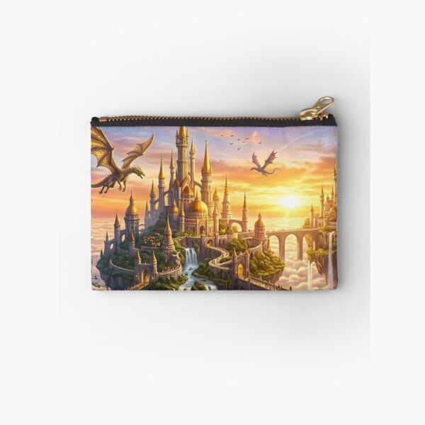 Item preview, Fantasy Floating Kingdom with Dragons designed and sold by FashioonTrends.