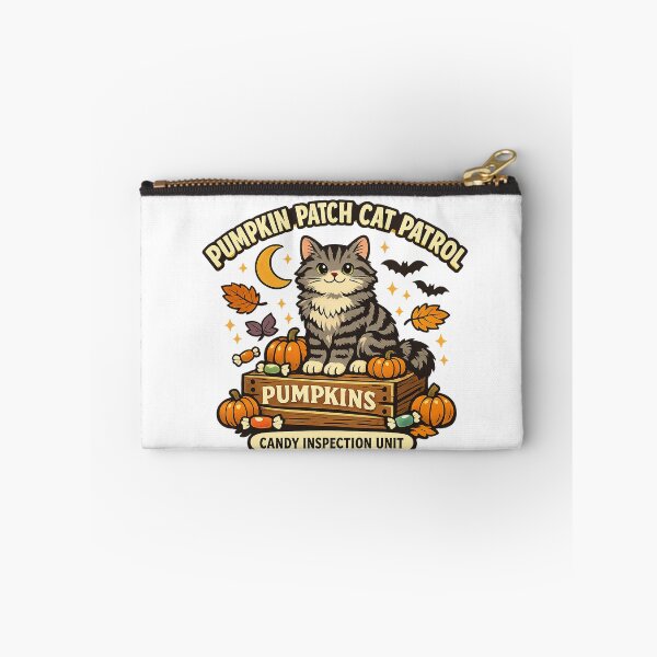 Item preview, Pumpkin Patch Cat Patrol Halloween Cat designed and sold by Concrete Coffee Studio.