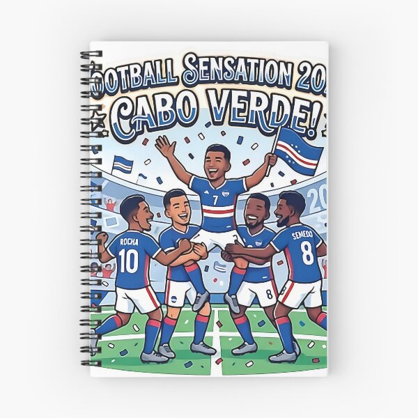 Item preview, Cabo Verde Football Sensation 2026  designed and sold by Lovely Elen.