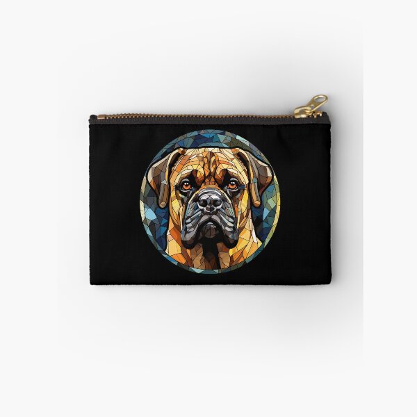 Item preview, English Mastiff Dog Stained Glass Leadlight Artistic Design Mom Dad designed and sold by rafaeltto.