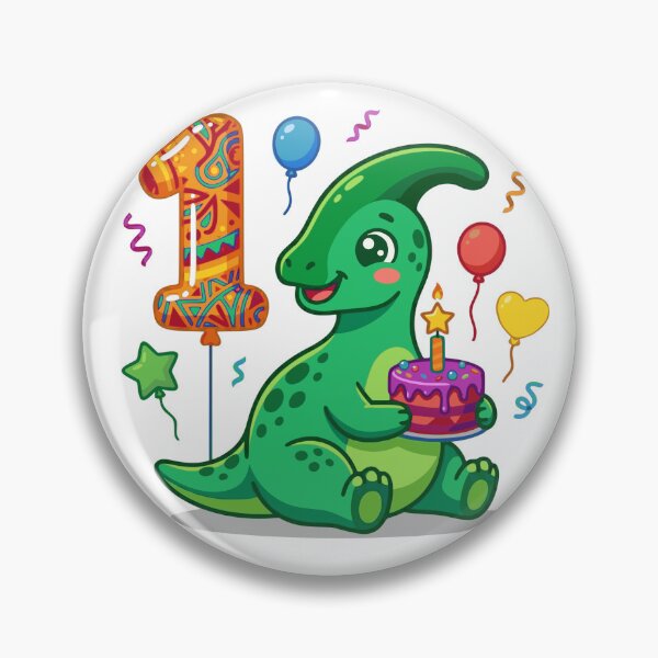 Item preview, One Saurus Green Parasaur 1st birthday gift toddler dino lover designed and sold by Tronstell.