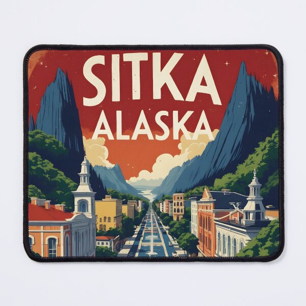 Item preview, Sitka Alaska 1950s USA Vintage Travel Tourism designed and sold by TravelersGems.