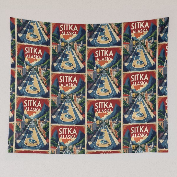 Item preview, Sitka Alaska 1950s USA Vintage Travel Tourism designed and sold by TravelersGems.