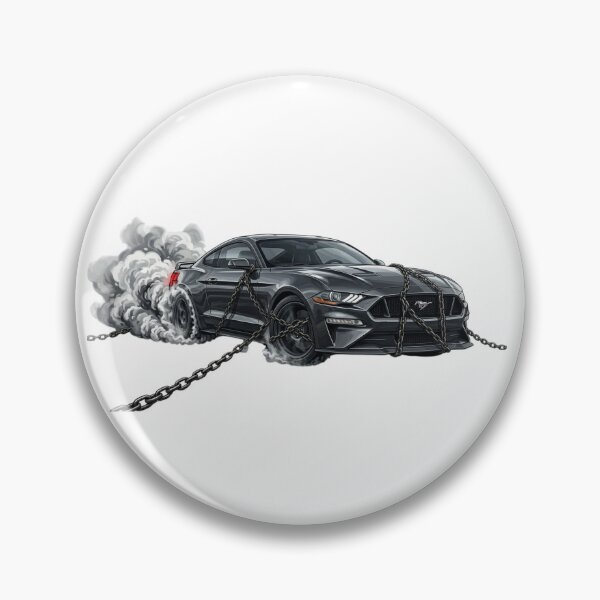Item preview, Unchained Muscle Car Mustang Illustration designed and sold by RoyAnt90.