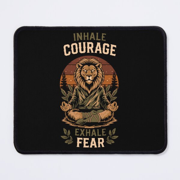 Item preview, Inhale Courage Exhale Fear T-Shirt designed and sold by phsycartwork.