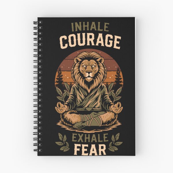 Item preview, Inhale Courage Exhale Fear T-Shirt designed and sold by phsycartwork.