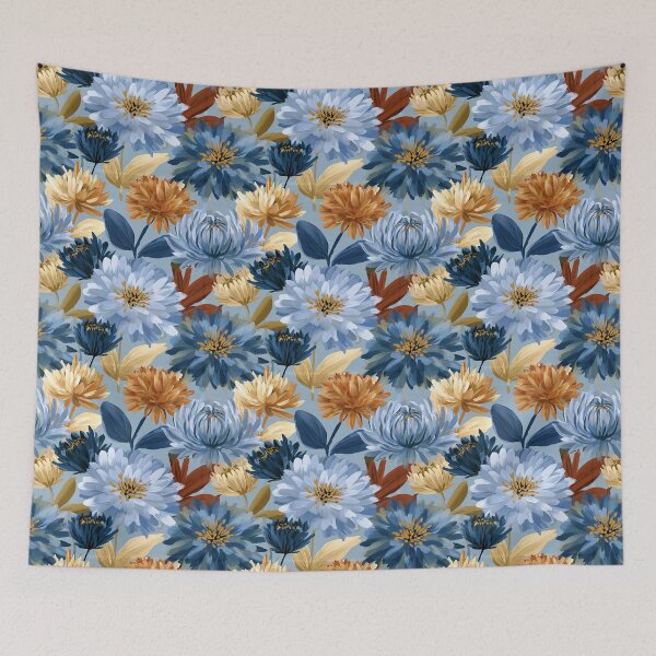 Item preview, Ornamental Chrysanthemum - Botanical Garden Pattern - Valentine Gifts For Boyfriend designed and sold by RoyalStarsPatts.