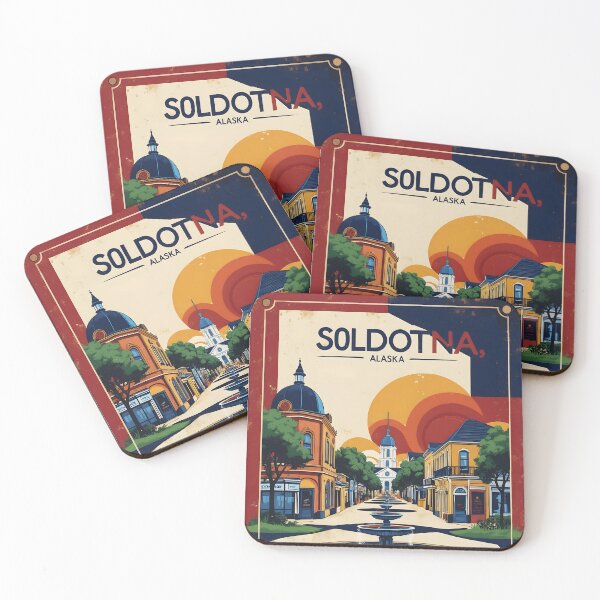 Item preview, Soldotna Alaska 1950s USA Vintage Travel Tourism designed and sold by TravelersGems.