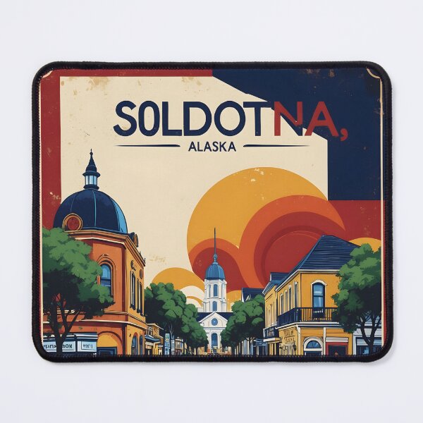 Item preview, Soldotna Alaska 1950s USA Vintage Travel Tourism designed and sold by TravelersGems.