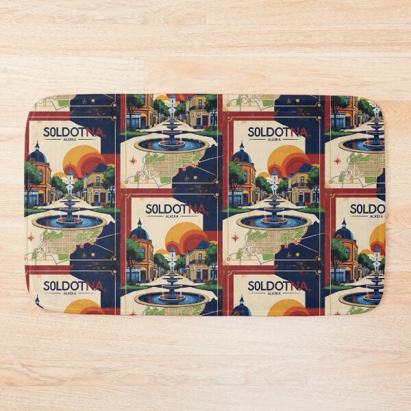 Item preview, Soldotna Alaska 1950s USA Vintage Travel Tourism designed and sold by TravelersGems.