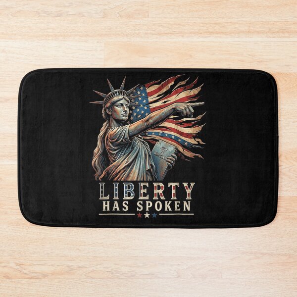 Item preview, Liberty Has Spoken Patriotic Statue of Liberty American Flag Fourth of July Shirt designed and sold by LittleNhutton.
