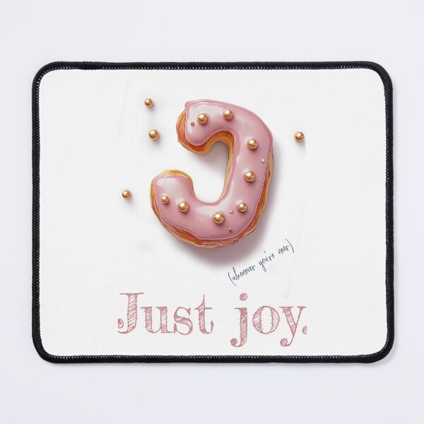 Item preview, Donut Alphabet Letter J - Just Joy - Fun Food Typography designed and sold by sabantha.