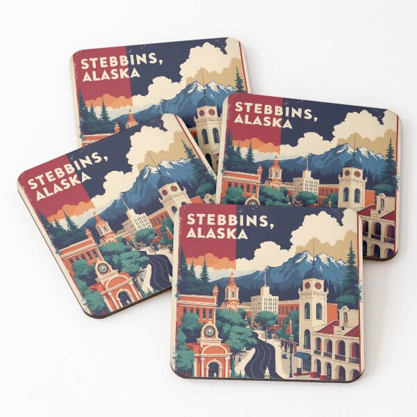 Item preview, Stebbins Alaska 1950s USA Vintage Travel Tourism designed and sold by TravelersGems.