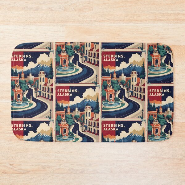Item preview, Stebbins Alaska 1950s USA Vintage Travel Tourism designed and sold by TravelersGems.