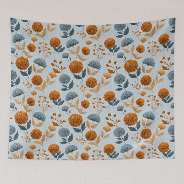 Item preview, Chic Chrysanthemum Floral - Tropical Flower Pattern - Valentine Gifts For Girlfriend designed and sold by RoyalStarsPatts.