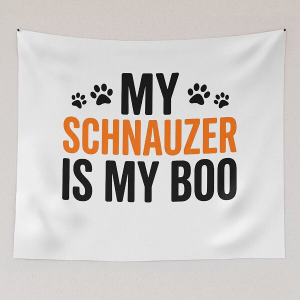 Item preview, My Schnauzer Is My Boo Halloween Dog Owner Performance T-Shirt | Cute Schnauzer Halloween Graphic Gift designed and sold by Trendably.
