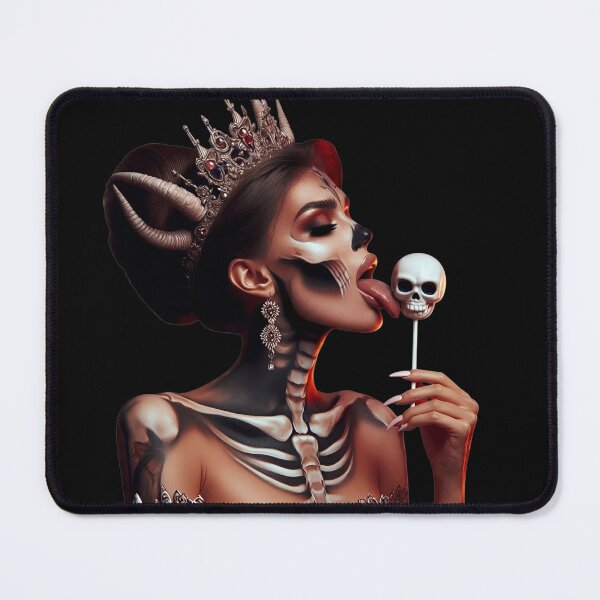 Item preview, Gothic Queen Licking Skull Pop designed and sold by Voodoo Store Paranormal Collections.