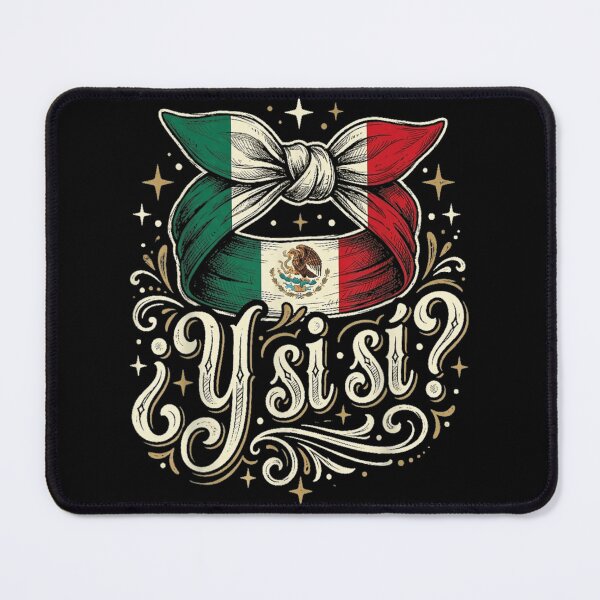 Item preview, Y Si Si Mexican Flag Bandana Bow Cute Latina Heritage Pride Graphic T Shirt designed and sold by LittleNhutton.
