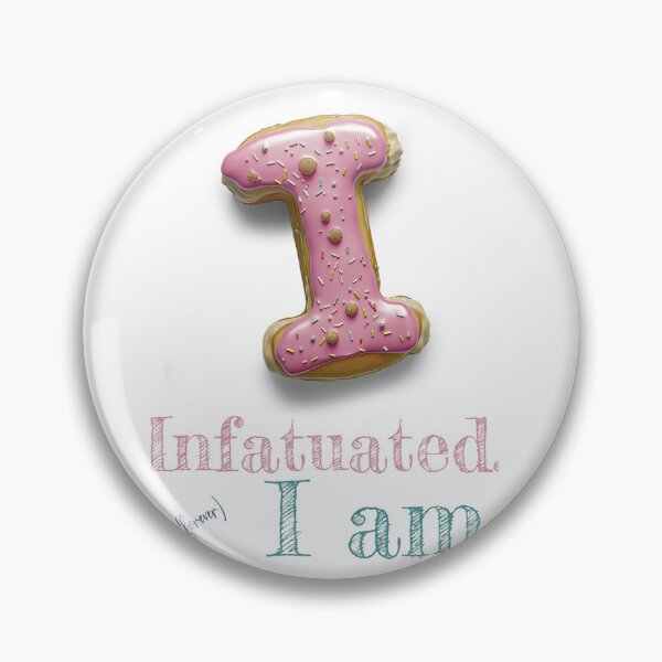 Item preview, Donut Alphabet Letter I - Infatuated - Funny Food Typography designed and sold by sabantha.