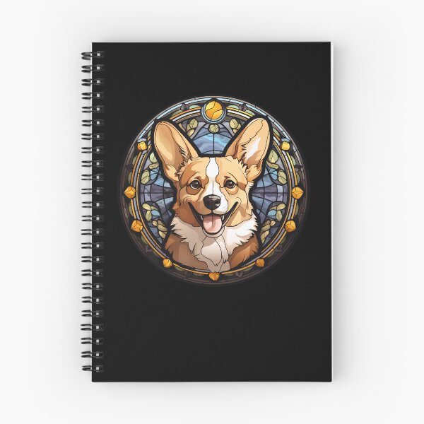 Item preview, Fawn Corgi Dog Stained Glass Leadlight Artistic Design Mom Dad designed and sold by rafaeltto.