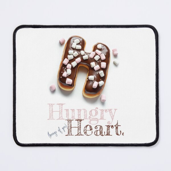 Item preview, Donut Alphabet Letter H - Hungry Heart - Fun Food Typography designed and sold by sabantha.