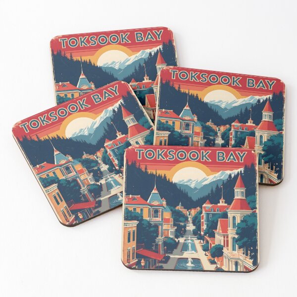 Item preview, Toksook Alaska 1950s USA Vintage Travel Tourism designed and sold by TravelersGems.