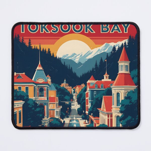Item preview, Toksook Alaska 1950s USA Vintage Travel Tourism designed and sold by TravelersGems.