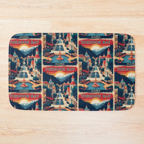 Item preview, Toksook Alaska 1950s USA Vintage Travel Tourism designed and sold by TravelersGems.