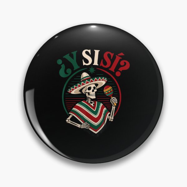 Item preview, Mexican Skeleton Maracas Y Si Si Dia De Los Muertos Traditional Art designed and sold by EricCotanori.