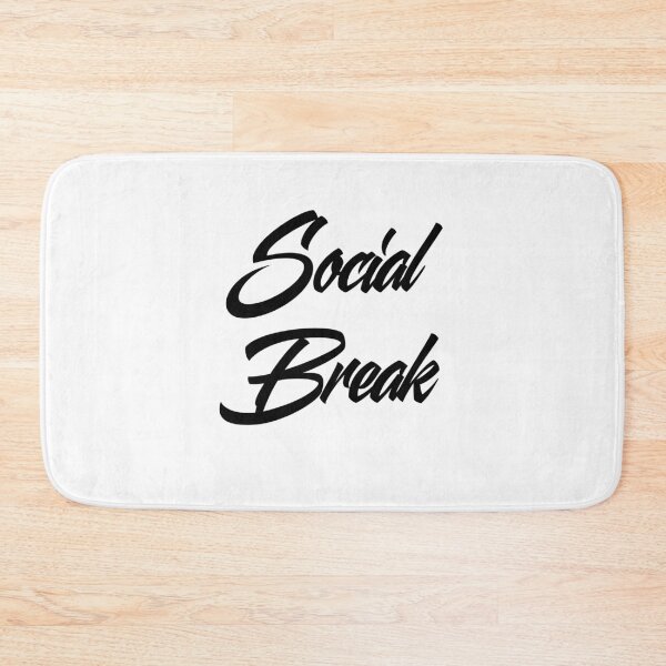 Item preview, Social Break Funny Mental Health Self Care Introvert designed and sold by FarazDesign110.