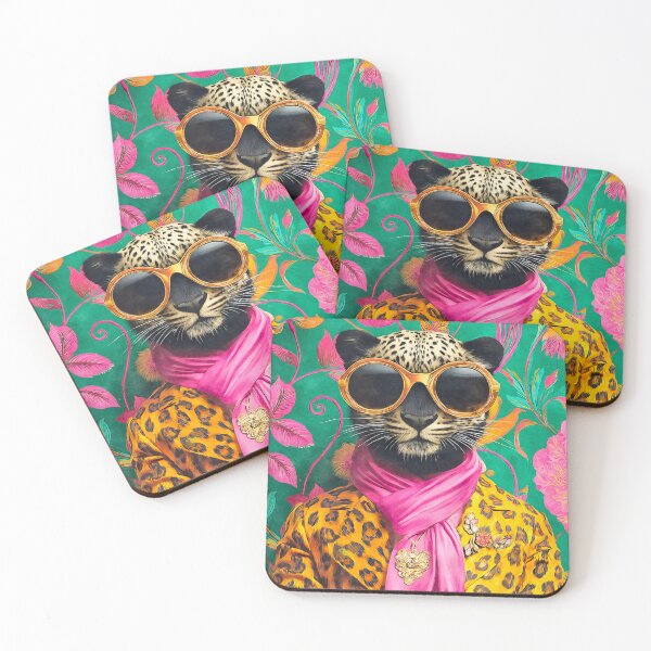 Item preview, Gato salvaje a la moda designed and sold by artsandsoul.