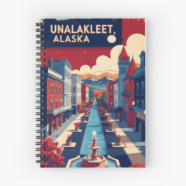 Item preview, Unalakleet Alaska 1950s USA Vintage Travel Tourism designed and sold by TravelersGems.