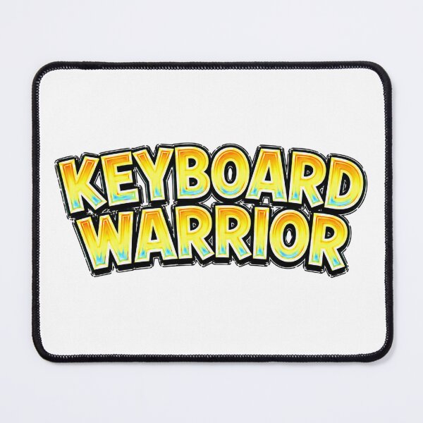 Item preview, KEYBOARD WARRIOR – hand drawn childlike typography designed and sold by Mac Sketches.