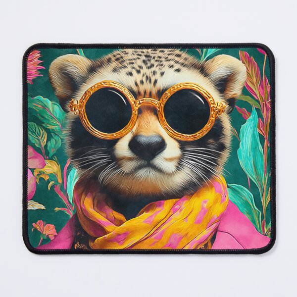 Item preview, Dandy Cheetah Stylish Wildcat designed and sold by artsandsoul.