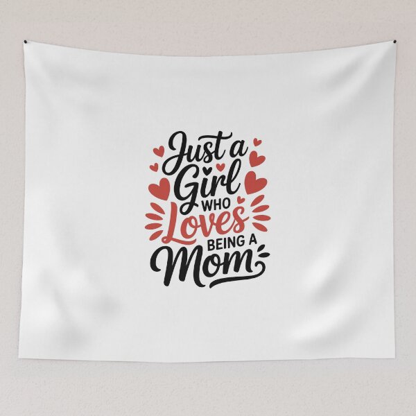 Item preview, Just a Girl Who Loves Being a Mom designed and sold by jkrphoto.