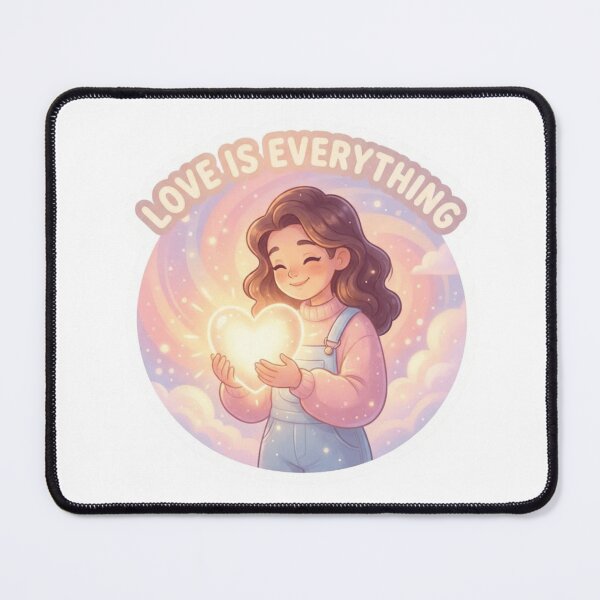 Item preview, Love Is Everything Heart Glow Sticker designed and sold by Imaginarium of Chaos falcon88 .