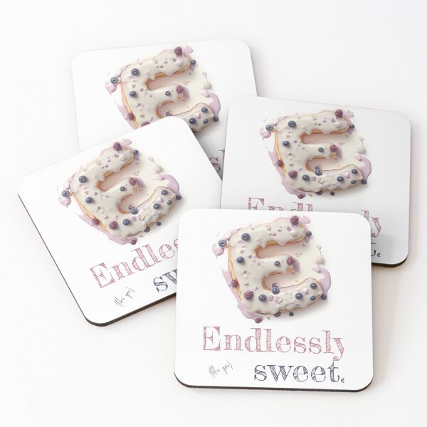 Item preview, Donut Alphabet Letter E - Endlessly Sweet - Fun Food Typography designed and sold by sabantha.