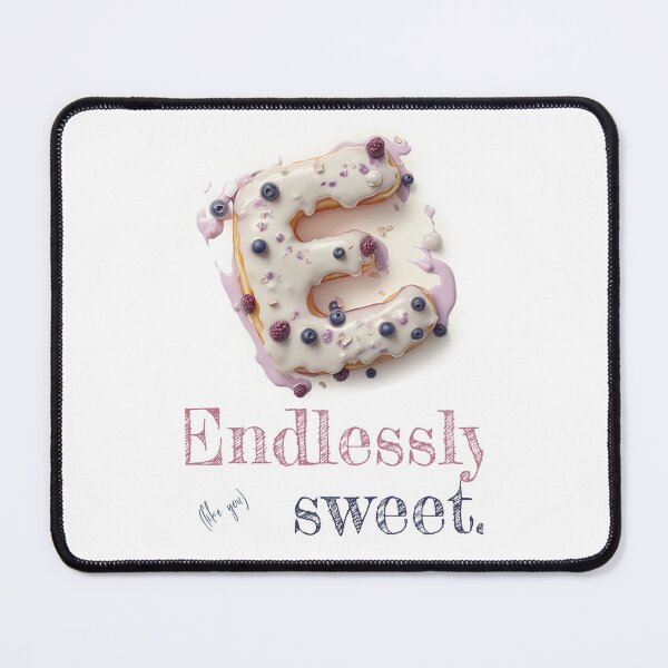 Item preview, Donut Alphabet Letter E - Endlessly Sweet - Fun Food Typography designed and sold by sabantha.