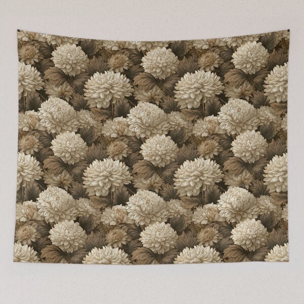 Item preview, Artistic Chrysanthemum  - Flower Garden Pattern  - Valentine Gifts For women designed and sold by RoyalStarsPatts.