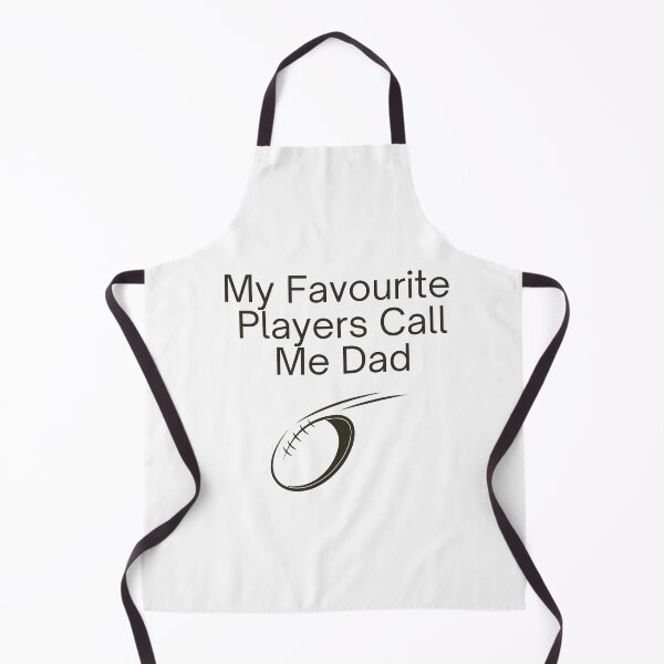 Item preview, My Favourite Players Call Me Dad (Rugby) Text designed and sold by GryphonTees.