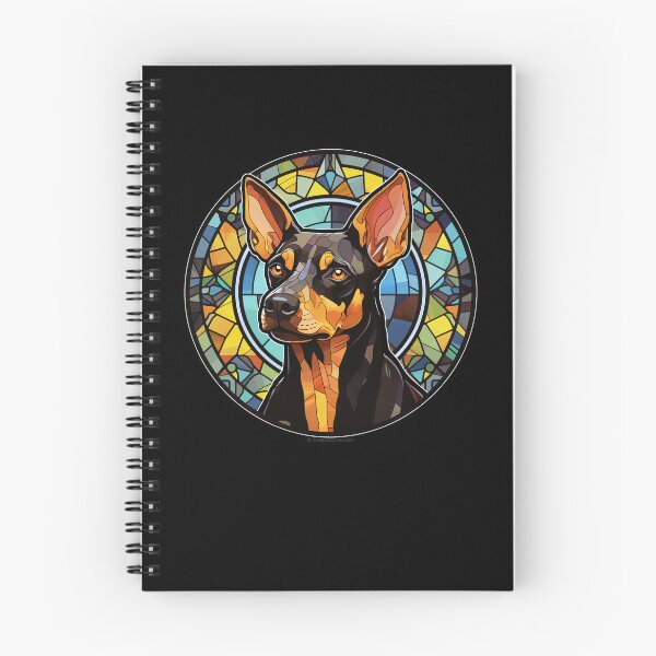 Item preview, German Pinscher Dog Stained Glass Leadlight Artistic Design Mom Dad designed and sold by rafaeltto.