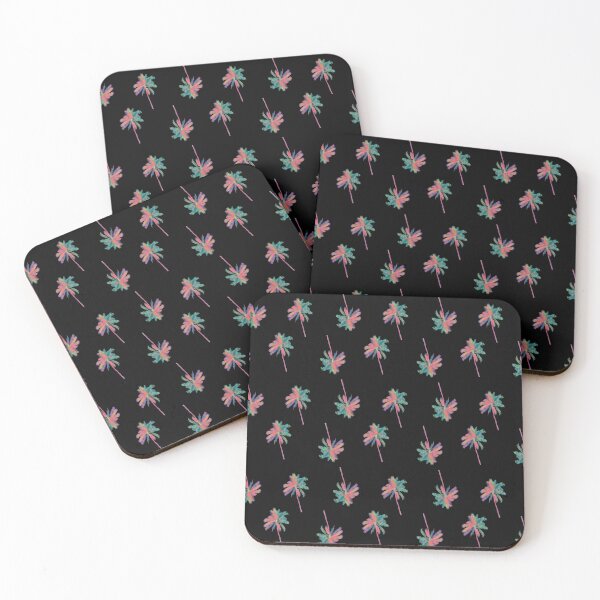 Item preview, Neon Tropical Palm Trees Seamless Pattern designed and sold by ArteVintage.